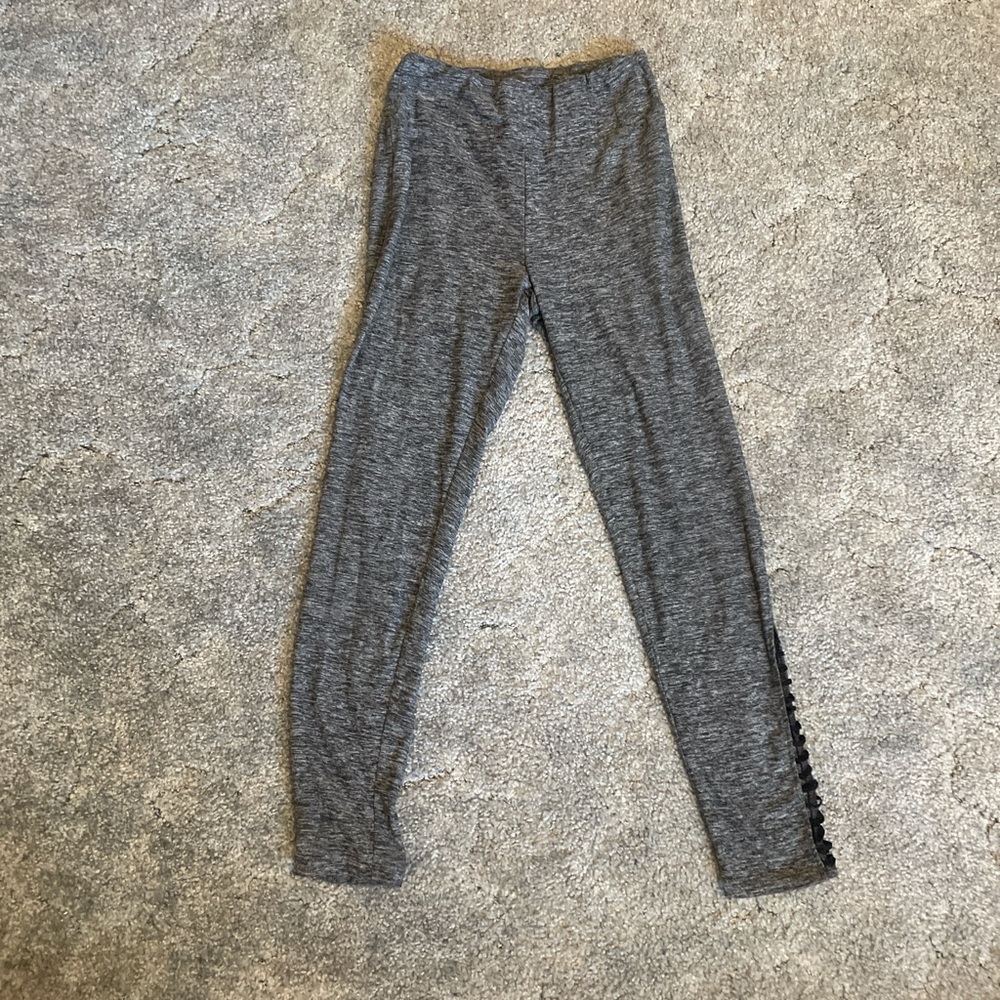 Grey high waisted leggings
